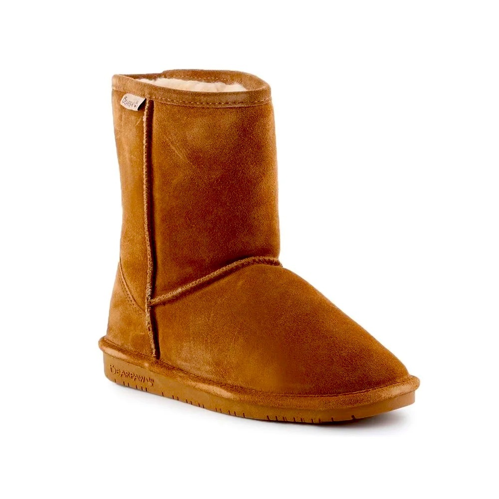 BearPaw Emma Youth Boots, Brown, cozy lining - Women’s size 5 USA. Good shape!